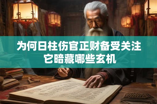 为何日柱伤官正财备受关注 它暗藏哪些玄机