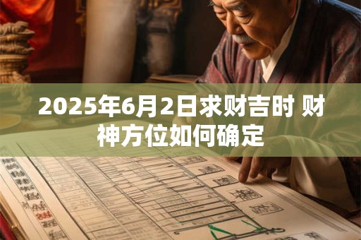 2025年6月2日求财吉时 财神方位如何确定