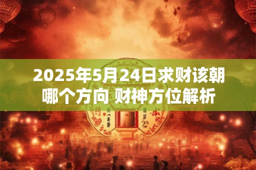2025年5月24日求财该朝哪个方向 财神方位解析