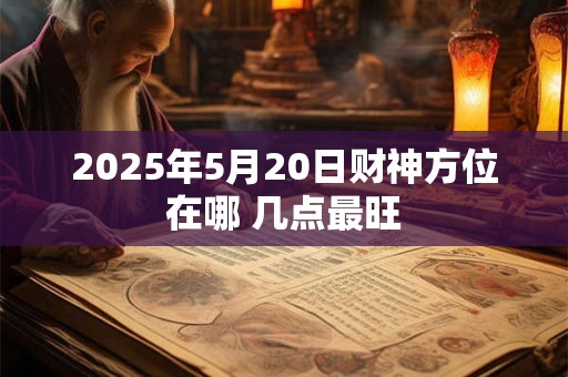 2025年5月20日财神方位在哪 几点最旺