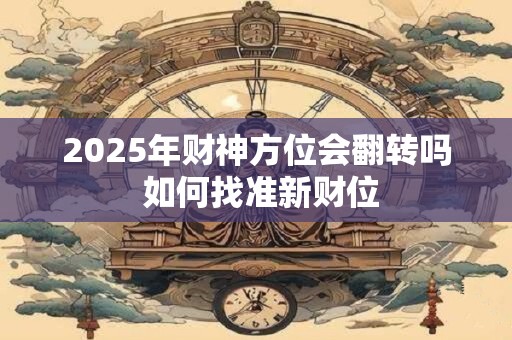 2025年财神方位会翻转吗 如何找准新财位