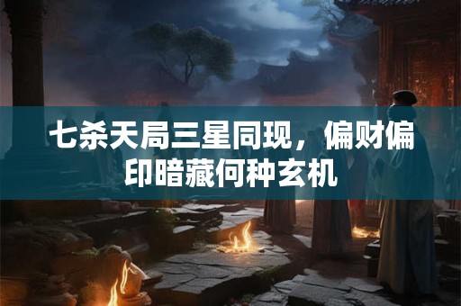 七杀天局三星同现，偏财偏印暗藏何种玄机