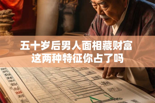 五十岁后男人面相藏财富 这两种特征你占了吗