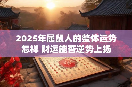 2025年属鼠人的整体运势怎样 财运能否逆势上扬