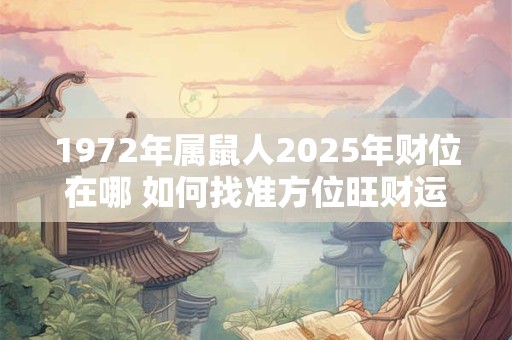 2025年求财必看 9月22日财神位于哪个方位