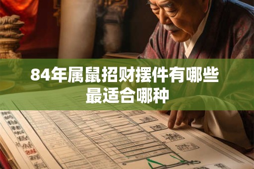 84年属鼠招财摆件有哪些 最适合哪种