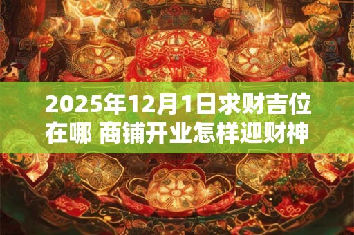 2025年12月1日求财吉位在哪 商铺开业怎样迎财神