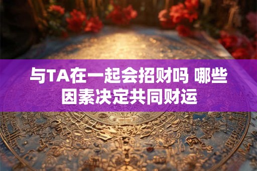 与TA在一起会招财吗 哪些因素决定共同财运
