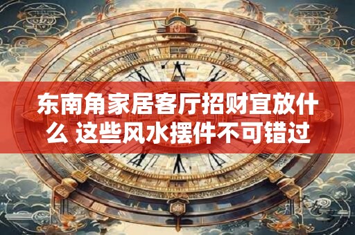 东南角家居客厅招财宜放什么 这些风水摆件不可错过