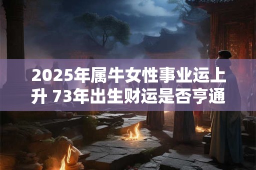 2025年属牛女性事业运上升 73年出生财运是否亨通
