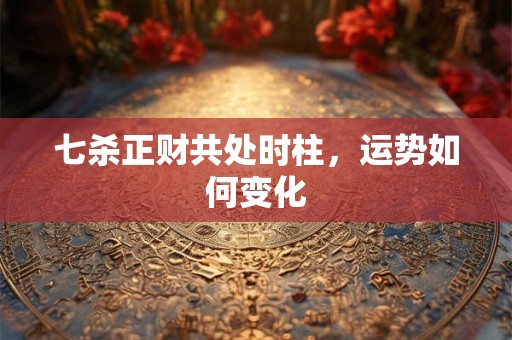 七杀正财共处时柱，运势如何变化