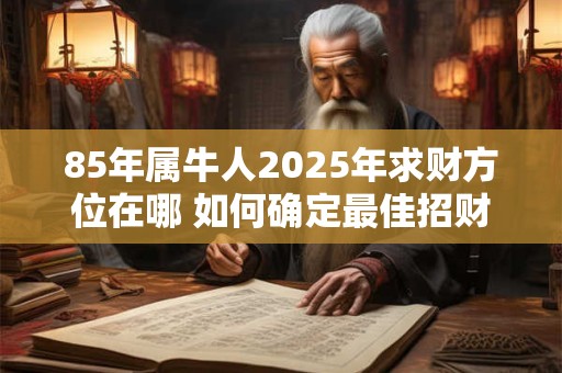 详细阅读:85年属牛人2025年求财方位在哪 如何确定最佳招财方向 85年属牛人2025年求财方位在哪 如何确定最佳招财方向