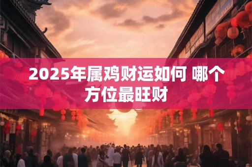 2025年属鸡财运如何 哪个方位最旺财