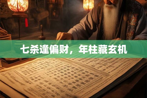 七杀逢偏财，年柱藏玄机