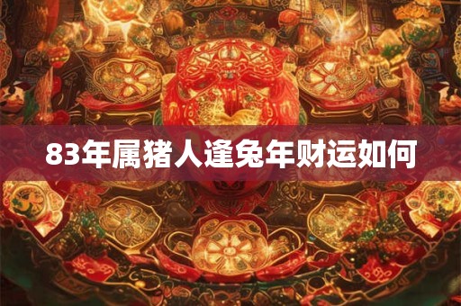 83年属猪人逢兔年财运如何