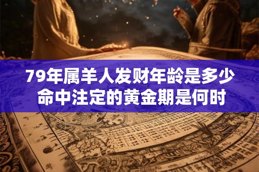 79年属羊人发财年龄是多少 命中注定的黄金期是何时