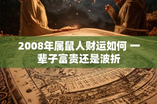 2008年属鼠人财运如何 一辈子富贵还是波折