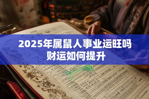 2025年属鼠人事业运旺吗 财运如何提升
