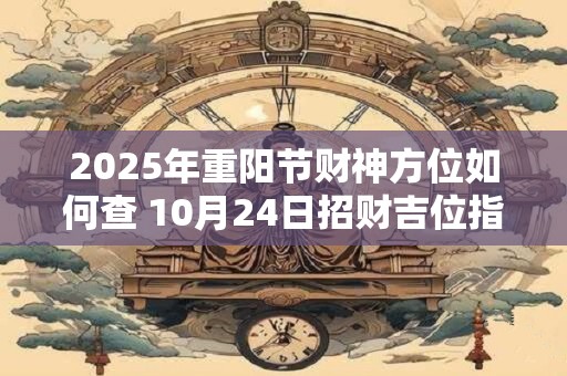 2025年重阳节财神方位如何查 10月24日招财吉位指南