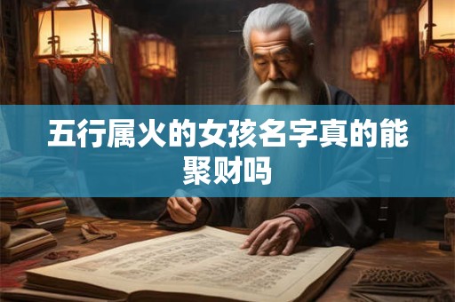 五行属火的女孩名字真的能聚财吗