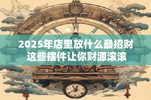 2025年店里放什么最招财 这些摆件让你财源滚滚