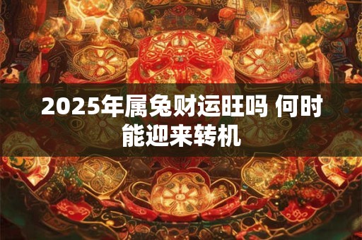 2025年属兔财运旺吗 何时能迎来转机