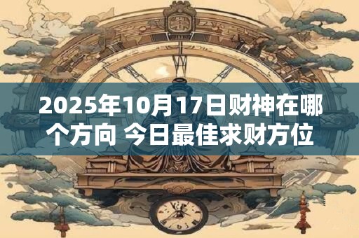 2025年10月17日财神在哪个方向 今日最佳求财方位解析