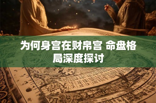 为何身宫在财帛宫 命盘格局深度探讨