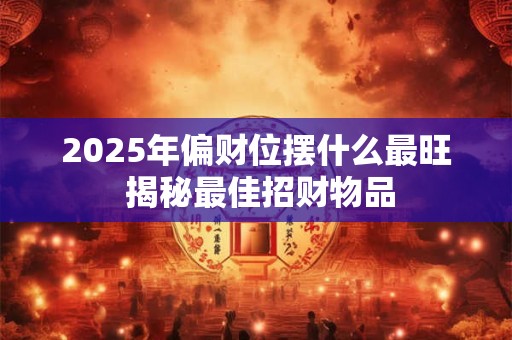 2025年偏财位摆什么最旺 揭秘最佳招财物品