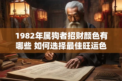 详细阅读:1982年属狗者招财颜色有哪些 如何选择最佳旺运色 1982年属狗者招财颜色有哪些 如何选择最佳旺运色