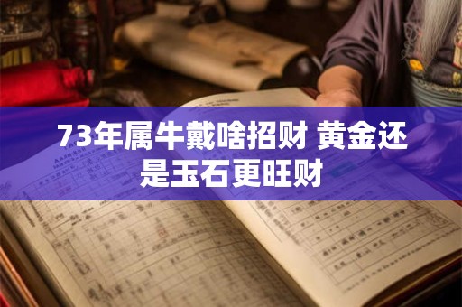 73年属牛戴啥招财 黄金还是玉石更旺财