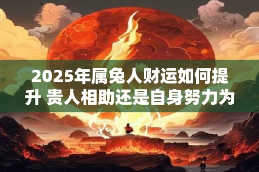 2025年属兔人财运如何提升 贵人相助还是自身努力为主