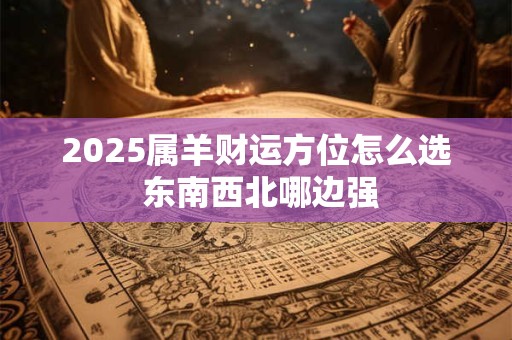 2025属羊财运方位怎么选 东南西北哪边强
