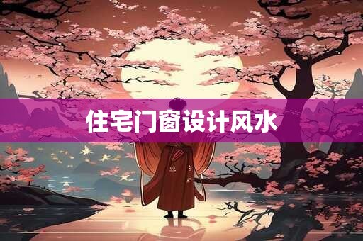 住宅门窗设计风水
