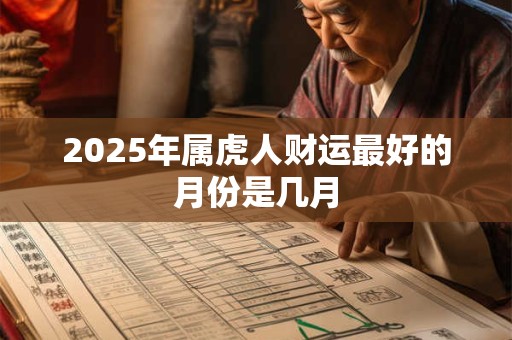 2025年属虎人财运最好的月份是几月