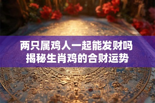 两只属鸡人一起能发财吗 揭秘生肖鸡的合财运势