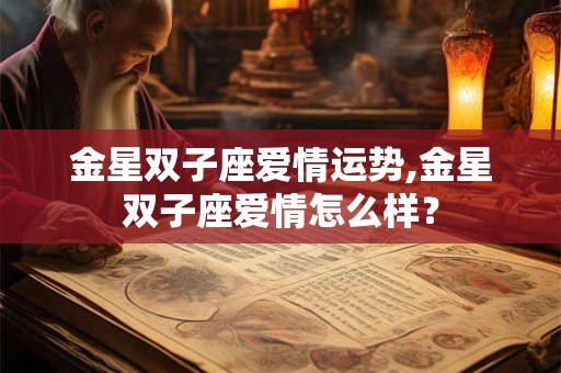 金星双子座爱情运势,金星双子座爱情怎么样？