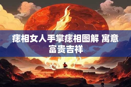 痣相女人手掌痣相图解 寓意富贵吉祥