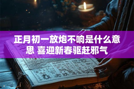 正月初一放炮不响是什么意思 喜迎新春驱赶邪气