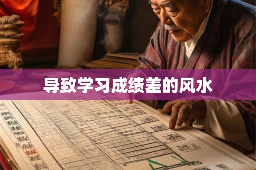 导致学习成绩差的风水