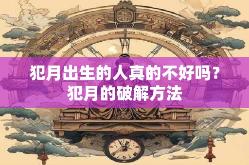 犯月出生的人真的不好吗？犯月的破解方法