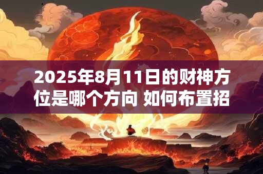 2025年8月11日的财神方位是哪个方向 如何布置招财