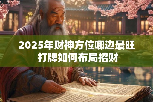 2025年财神方位哪边最旺 打牌如何布局招财
