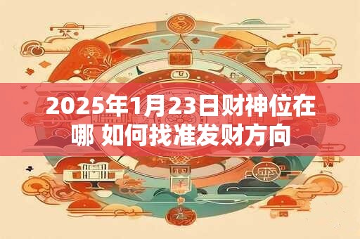 2025年1月23日财神位在哪 如何找准发财方向