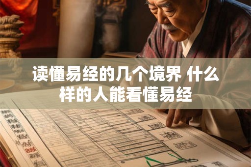 读懂易经的几个境界 什么样的人能看懂易经