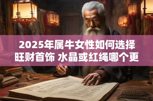 2025年属牛女性如何选择旺财首饰 水晶或红绳哪个更灵验
