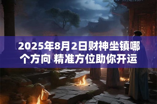 2025年8月2日财神坐镇哪个方向 精准方位助你开运