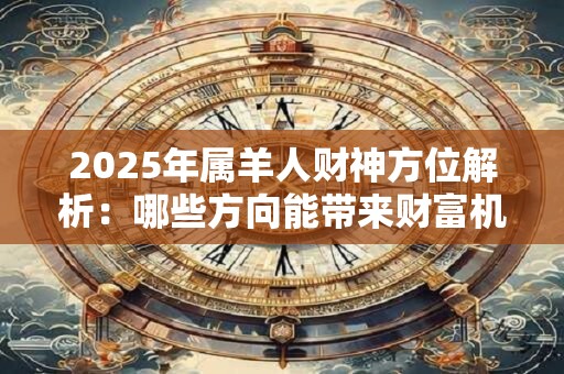 2025年属羊人财神方位解析：哪些方向能带来财富机遇