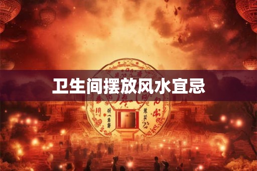 卫生间摆放风水宜忌