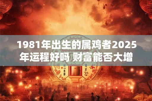1981年出生的属鸡者2025年运程好吗 财富能否大增